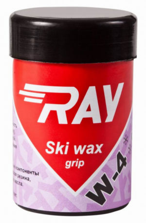 Мазь лыжная RAY 0-2°C синтетическая светло-фиолетовая.